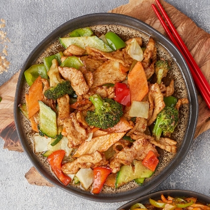 Picture of Pork with vegetables(half  portion)