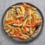 Picture of French fries with vegetables