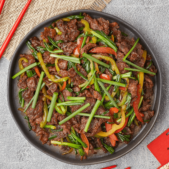 Picture of Lamb with green onions(Half portion)