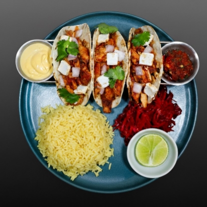 Picture of Chicken Taco with Mole Sauce