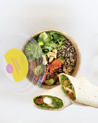 Picture of Veggie bowl +Mozzarella wrap