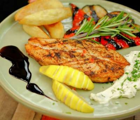 Picture of Salmon with vegetables