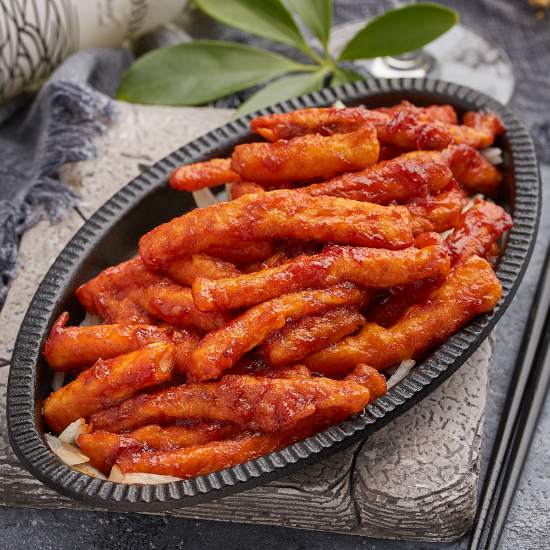 Picture of Salmon fillet in the pan